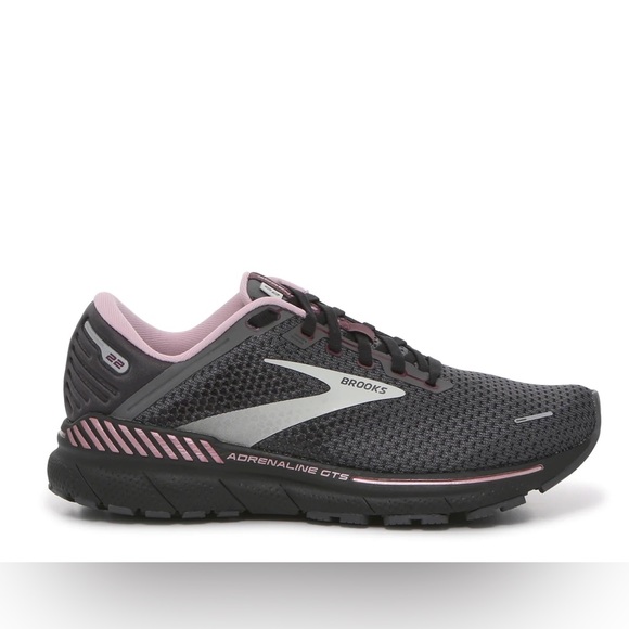NWT Brooks Adrenaline GTS 22 Running Shoe - Women's-Gray/Pink - Picture 8 of 8